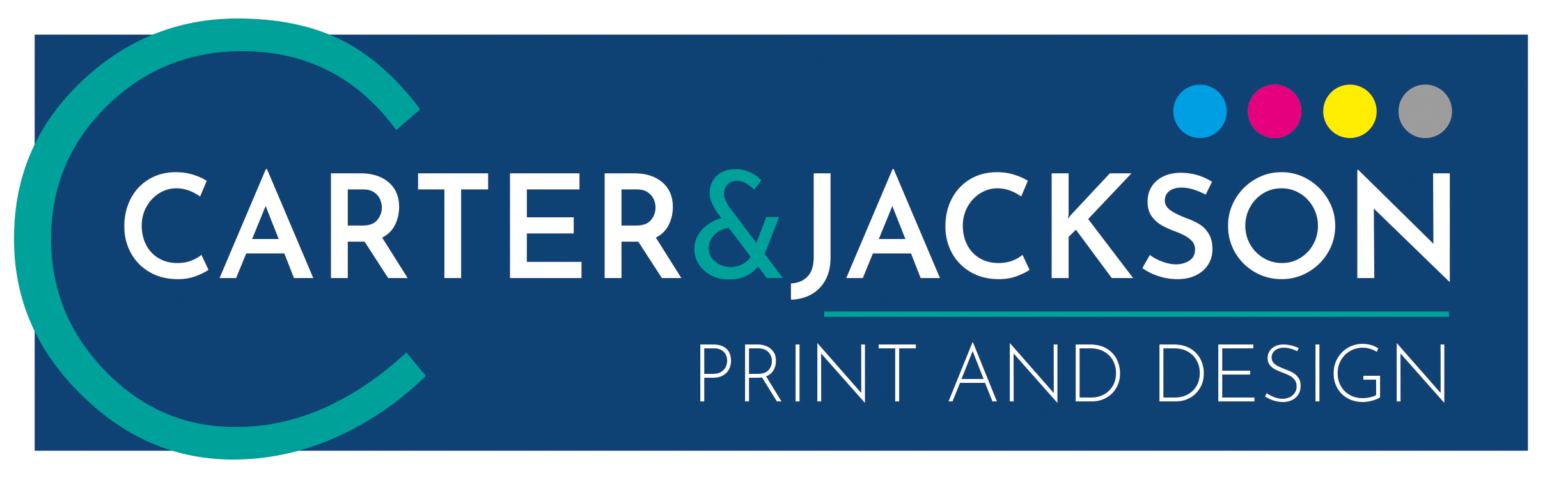 CARTER AND JACKSON PRINT AND DESIGN LOGO