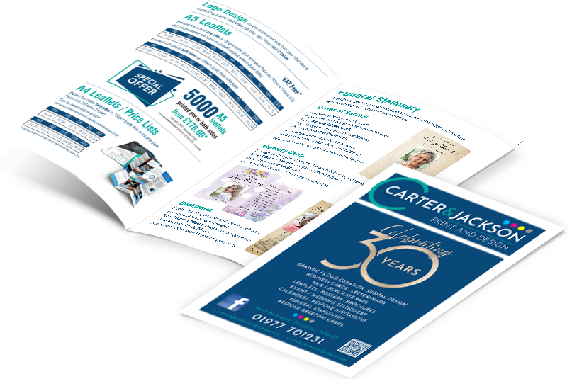 carter and jackson price list booklet