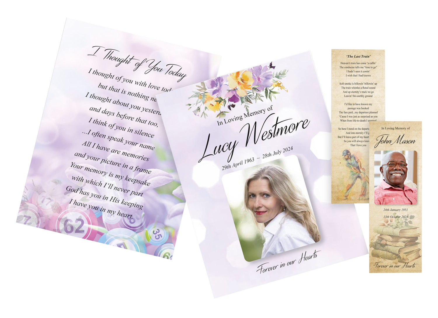 funeral stationery tranaprent funeral stationery from carter and jackson printers pontefract