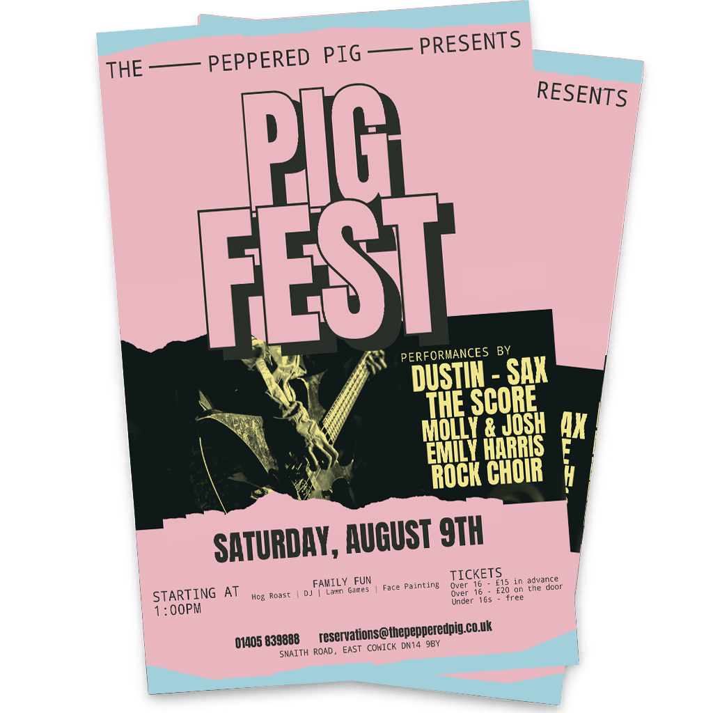 The Peppered Pig Poster